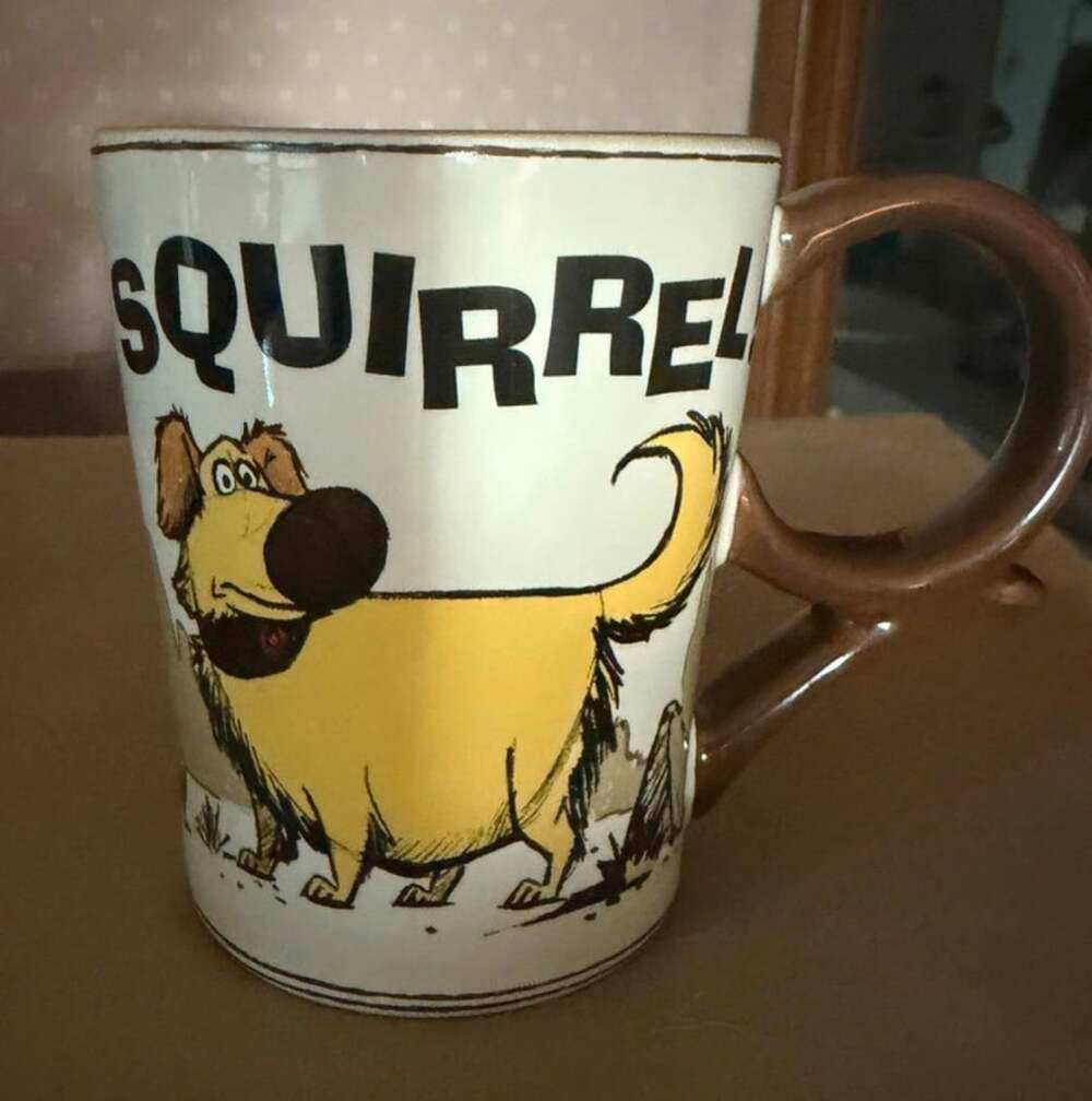 Disney Pixar Up Dug and Kevin Squirrel Ceramic Coffee Mug